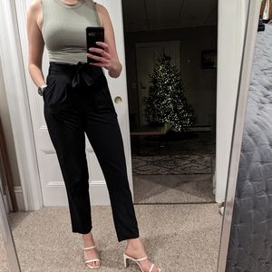 Athleta Skyline Pant II, Paper Bag Pant in Black